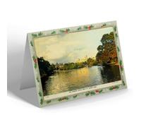 CHRISTMAS NOTELET - Vintage London - The Foreign Office from St. James's Park (b)