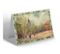 CHRISTMAS NOTELET - Vintage London - The Library, Inner Temple