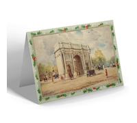 CHRISTMAS NOTELET - Vintage London - The Marble Arch (e)
