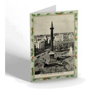 CHRISTMAS NOTELET - Vintage London - The Nelson Monument, Trafalgar Square