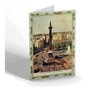 CHRISTMAS NOTELET - Vintage London - The Nelson Monument, Trafalgar Square (b)