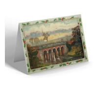 CHRISTMAS NOTELET - Vintage London - The Viaduct, Hampstead Heath