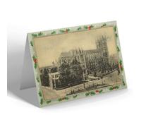 CHRISTMAS NOTELET - Vintage London - Westminster Abbey (aj)