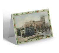 CHRISTMAS NOTELET - Vintage London - Westminster Abbey (aj) (b)