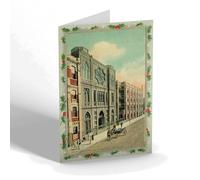 CHRISTMAS NOTELET - Vintage Louisiana USA - New Orleans. Jesuits' Church and College