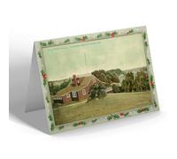 CHRISTMAS NOTELET - Vintage Maine USA - Hampden. Conduskeag Canoe and Country Club