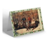 CHRISTMAS NOTELET - Vintage Maine USA - In the Maine Woods. Fallen Monarchs