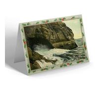 CHRISTMAS NOTELET - Vintage Maine USA - The Ovens Bar Harbor