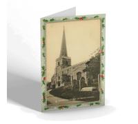 CHRISTMAS NOTELET - Vintage Middlesex - Harrow-on-the-Hill, St. Mary's Church