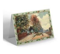 CHRISTMAS NOTELET - Vintage Middlesex - Harrow. The Lych Gate