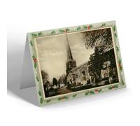 CHRISTMAS NOTELET - Vintage Middlesex - The Parish Church, Harrow