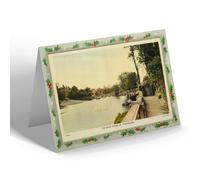 CHRISTMAS NOTELET - Vintage Middlesex - The River Thames At Twickenham (b)