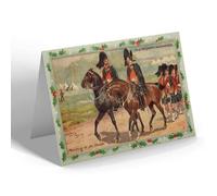 CHRISTMAS NOTELET - Vintage Military - Seaforth Highlanders, Marching to the Review
