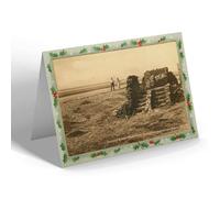 CHRISTMAS NOTELET - Vintage Norfolk - Ruin Of Queen Alexandra's Bungalow, Snettisham