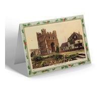 CHRISTMAS NOTELET - Vintage Norfolk - South Gates, Kings Lynn (b)