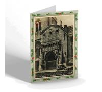 CHRISTMAS NOTELET - Vintage Norfolk - South Porch, St Nicholas Church, King's Lynn a