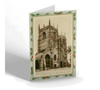 CHRISTMAS NOTELET - Vintage Norfolk - St. Margaret's Church, West Front, Kings Lynn