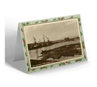 CHRISTMAS NOTELET - Vintage Norfolk - The Alexandra Dock, King's Lynn