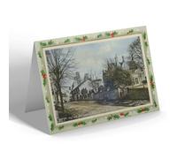 CHRISTMAS NOTELET - Vintage Northamptonshire Mrs Leader's House Bridge St Brackley b