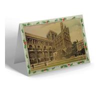 CHRISTMAS NOTELET - Vintage Northamptonshire Peterborough Cathedral Central Tower b