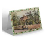 CHRISTMAS NOTELET - Vintage Northamptonshire - Poet Dryden's House, Aldwincle (b)