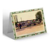 CHRISTMAS NOTELET - Vintage Northamptonshire - The Log Cabin, Billing Aquadrome (b)