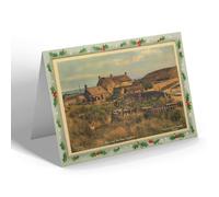CHRISTMAS NOTELET - Vintage Northumberland - Relics Of the Past, Beadnell (b)