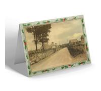 CHRISTMAS NOTELET - Vintage Northumberland - Road To the Coast, Scremerston (b)