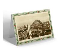 CHRISTMAS NOTELET - Vintage Northumberland - The Tyne Bridge, Newcastle-on-Tyne