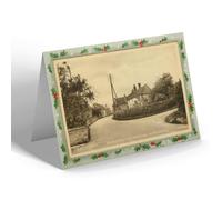 CHRISTMAS NOTELET - Vintage Nottinghamshire - Blacksmith's & Village, North Wheatley