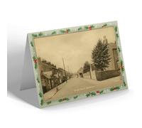 CHRISTMAS NOTELET - Vintage Nottinghamshire - Grove Street, Balderton