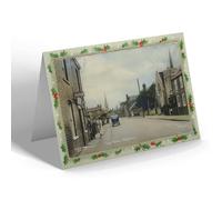 CHRISTMAS NOTELET - Vintage Nottinghamshire - Main Street, Balderton (ac)