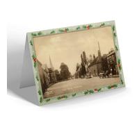 CHRISTMAS NOTELET - Vintage Nottinghamshire - Main Street, Balderton (b)