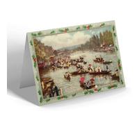 CHRISTMAS NOTELET - Vintage Oxfordshire - Henley-on-Thames. Regatta