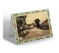CHRISTMAS NOTELET - Vintage Scotland - A View from the West, Lhanbryde (b)