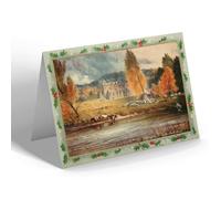 CHRISTMAS NOTELET - Vintage Scotland - Abbotsford, Sir Walter Scott's Home