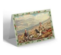 CHRISTMAS NOTELET - Vintage Scotland - Aberdeenshire. Preparing For the 12th