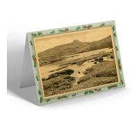 CHRISTMAS NOTELET - Vintage Scotland - An Crogary, North Uist