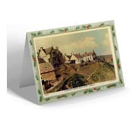 CHRISTMAS NOTELET - Vintage Scotland - Authmithie Showing Youth Hostel, Arbroath (b)