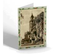 CHRISTMAS NOTELET - Vintage Scotland - Burns' Memorial, Kay Park, Kilmarnock