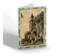 CHRISTMAS NOTELET - Vintage Scotland - Burns' Memorial, Kay Park, Kilmarnock (b)