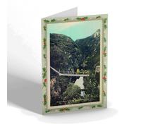 CHRISTMAS NOTELET - Vintage Scotland - Craigock Burn Glen and Bridge, Portpatrick b