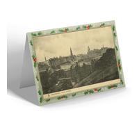 CHRISTMAS NOTELET - Vintage Scotland - Edinburgh. From Castle