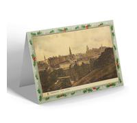 CHRISTMAS NOTELET - Vintage Scotland - Edinburgh. From Castle (b)