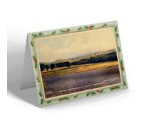 CHRISTMAS NOTELET - Vintage Scotland General View Towards the Station Kennethmont b