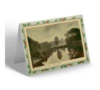 CHRISTMAS NOTELET - Vintage Scotland - Hamilton. Ross House & River Clyde