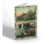CHRISTMAS NOTELET - Vintage Scotland - In Quiet Contemplation (Loch Lomond)