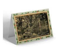 CHRISTMAS NOTELET - Vintage Scotland - In the Grounds, Clova House, Lumsden