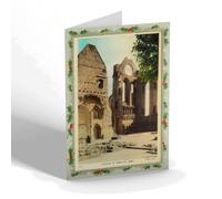 CHRISTMAS NOTELET - Vintage Scotland - Interior of Arbroath Abbey (b)