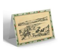CHRISTMAS NOTELET - Vintage Scotland - Kyleakin from Kyle of Lochalsh, Skye